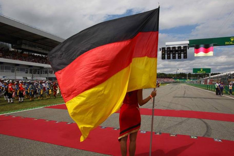 La bandiera della Germania. Lapresse
